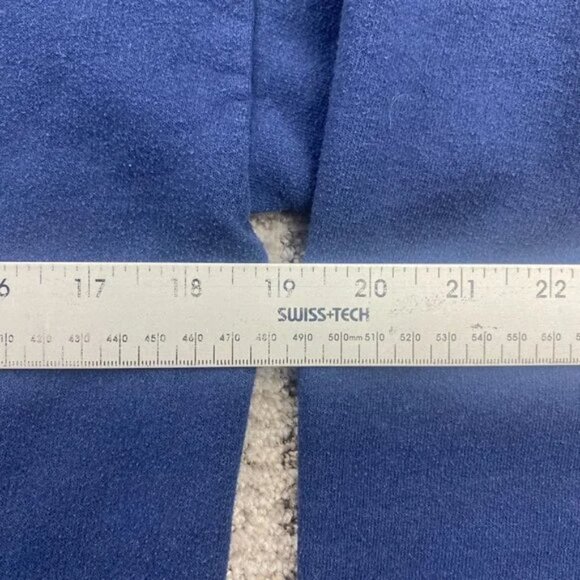 Skid Row Bro Sweater Men Small S Navy Blue Hoodie Pull Over Hanes Comfort Blend - Picture 5 of 7